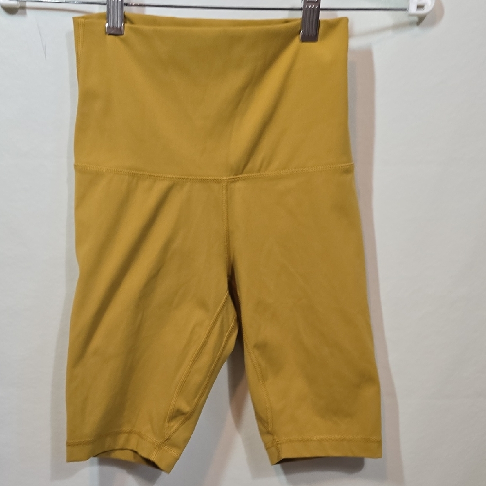 lululemon athletica Yellow Bike Shorts